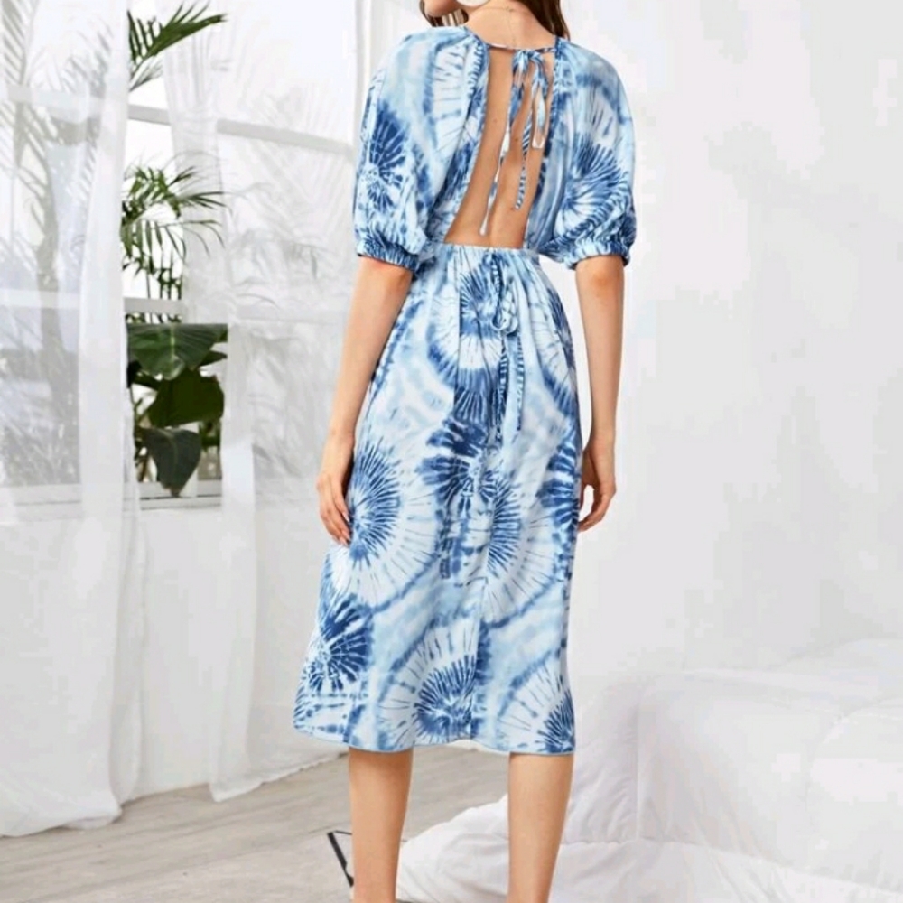 NEW Tye Dye Dress - Picture 3 of 7
